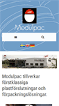 Mobile Screenshot of modulpac.se